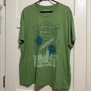 Disney Cast Member Exclusive Peter Pan Neverland Tee size XXL